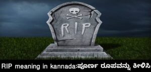 rip meaning in kannada